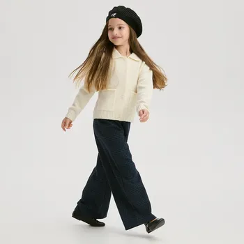 Dívčí kalhoty Reserved - Volné kostkované kalhoty - vícebarevná - 992FF-MLC - 992FF-MLC-152