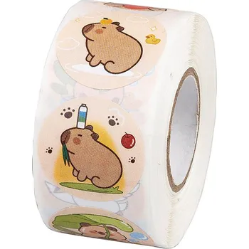 samolepka Samolepky páska Capybara 500ks