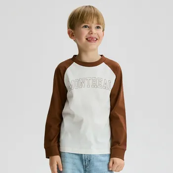 Chlapecká mikina Reserved - Dlouhý bavlněný rukáv 2 ks - krémová - 601FJ-01X - 601FJ-01X-158