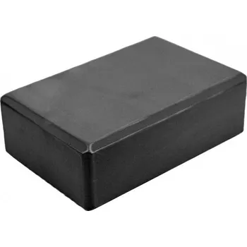 Balanční podložka Blok yoga pěnová kostka, výška 7,6 cm Černá