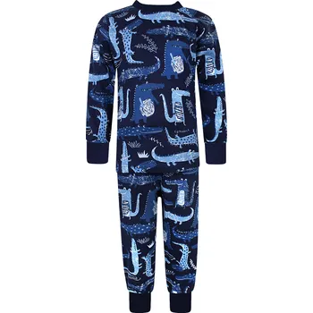 Chlapecké pyžamo V-Mart, Chlapecké rostoucí pyžamo s dlouhým rukávem Krokodýli 116