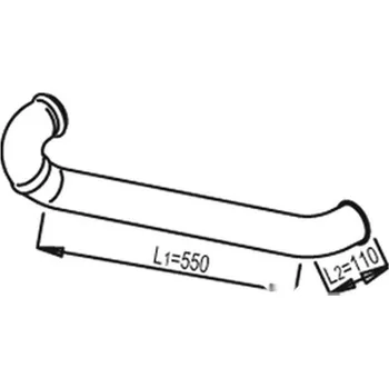 Výfuková trubka Výfuková trubka DINEX DIN81625