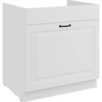 Odpadkový koš Dřezová skříň na tříděný odpad, šířka 80 cm Bílý Bílý mat