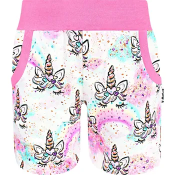 Dívčí kraťasy V-Mart, Dívčí kraťasy Jednorožčí očička 86/92