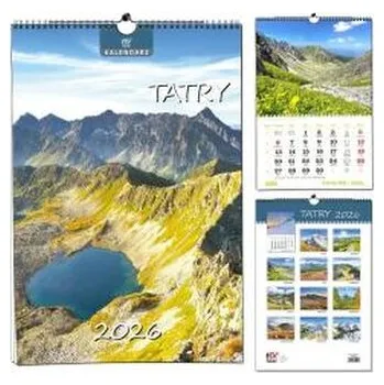 Kalendář Kalendarz 2026 B3 7 planszowy Tatry