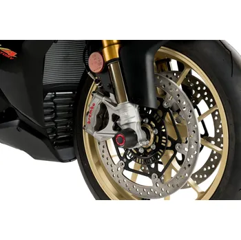 Rám pro motocykl Chrániče přední vidlice PHB19 Aprilia RSV4 Factory (21-23) Černá (N)