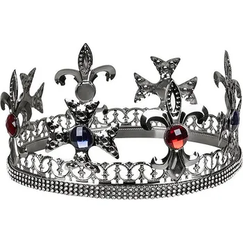 Karnevalový doplněk Boland Královská koruna kovová deluxe