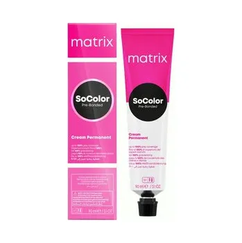 Barva na vlasy Matrix SoColor Pre-Bonded Blended Permanent Color permanentní barva na vlasy s ochranou vazeb 90 ml, 6BC