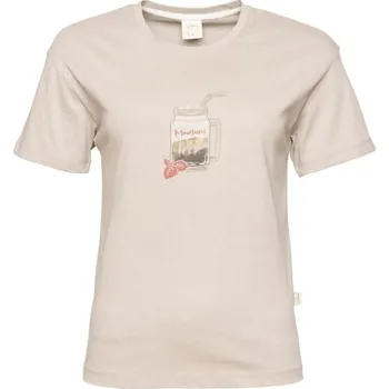 Dámské tričko Chillaz Leoben Mountains To Go KR beige 38 (M)