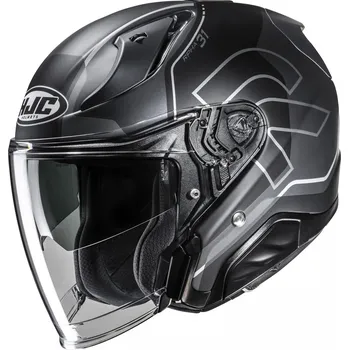 Motodoplněk HJC Otevřená helma na motorku RPHA 31 Dereen MC5SF černo-šedá
