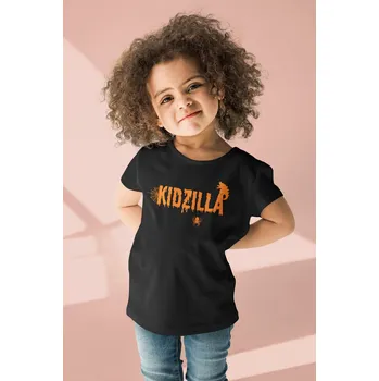 Dívčí tričko Dětské tričko Kidzilla Barva: Černá, Velikost: 158