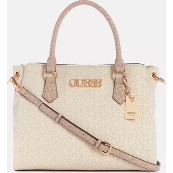 Kabelka GUESS dámská kabelka Zakaria Satchel béžová II.JAKOST