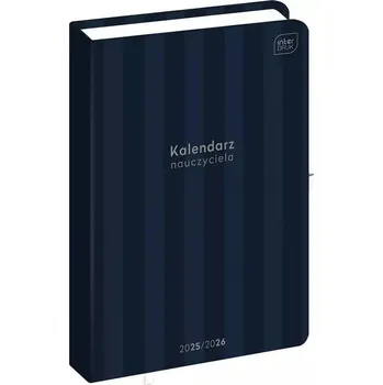 Kalendář Knižkový diář pro učitele 2026 A5 Interdruk modrý
