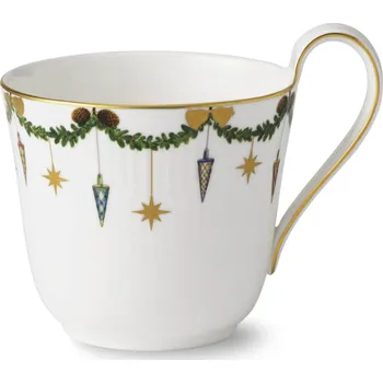 Royal Copenhagen Vánoční porcelánový hrnek Star Fluted Christmas 330 ml
