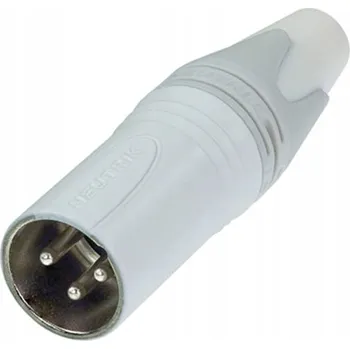 Neutrik NC3MXX-WT mikrofonní konektor samec, bílý