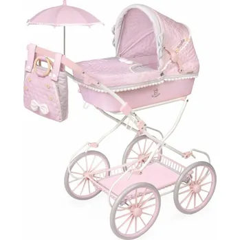 Kočárek pro panenku Skládací kočárek pro panenky s taškou a doplňky Sophie - 81 cm