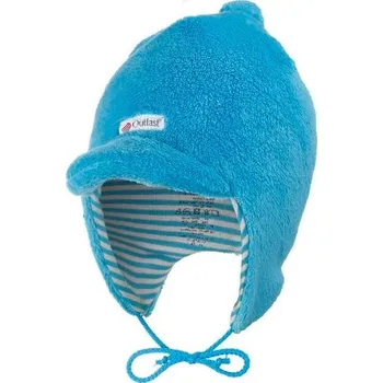 Módní doplněk Little Angel Kšiltovka MAZLÍK Outlast® Barva: Azurově modrá/pruh azurový, Velikost: 0 | 33-35 cm