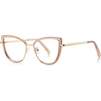 VeyRey dámské cat-eye dámské brýle blokující modré světlo Glish čirá skla