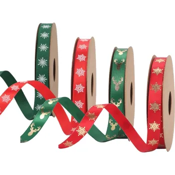 Stuha Impap Stuha látková 2,70m šířka 9mm Vánoce 12ks