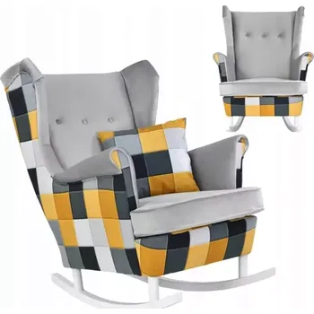 Křeslo Houpací křeslo Print duo