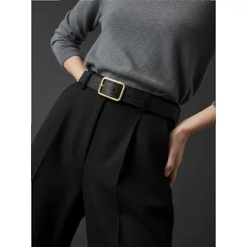 Opasek Sinsay - Pásek se zlatou sponou - černá - 9654R-99X - 9654R-99X-S