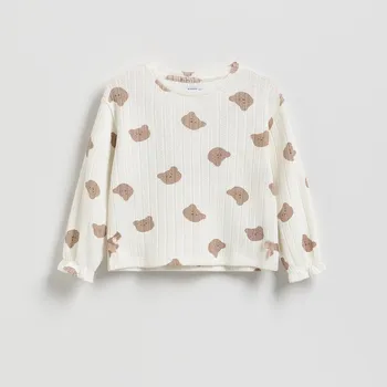 Reserved - Vzorovaná halenka - krémová - 440FT-01X - 440FT-01X-110