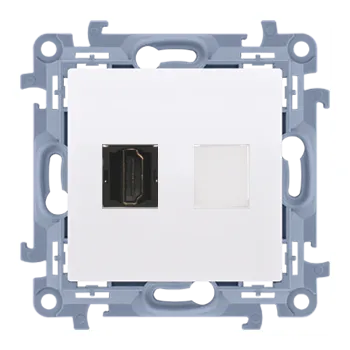 Elektrická zásuvka Zásuvka HDMI 1 násobná, Simon 10 CGHDMI.01/11, bílá