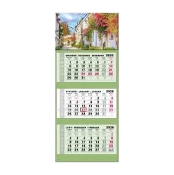 Kalendář Kalendarz 2026 trójdzielny LUX gł. wypukła Kanary