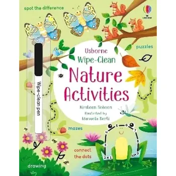 Cizojazyčná kniha Wipe-Clean Nature Activities (Kirsteen Robson, 2023)
