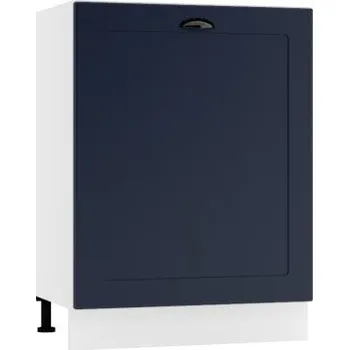 Šatní skříň Spodní jednokřídlá skříň, šíře 60 cm Bílý Modrá