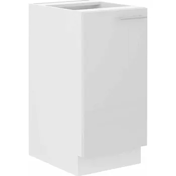 Spodní skříňka jednokřídlá, široká 40cm Bílý lesk