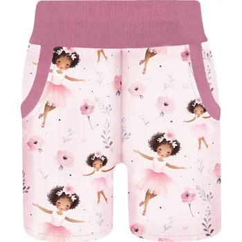 Dívčí kraťasy V-Mart, Dívčí kraťasy Baletky na růžové 134/140