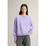 MIKINA WOOLRICH WINTER FLEECE CREWNECK SOFT VIOLET