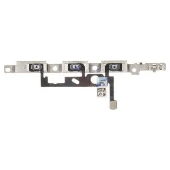 Náhradní kryt pro mobilní telefon iPhone 16 Pro Max Volume tlačítka Flex Kabel (s kovovým držákem)