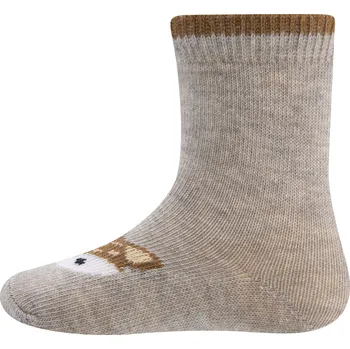 Ewers Socken GOTS Fuchs dkl beige mel 27-30