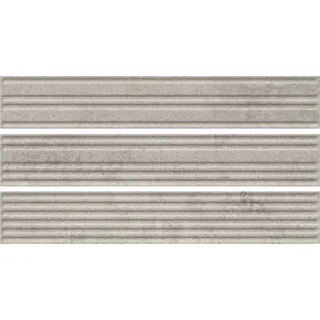 Carrizo grey elewacja struktura stripes mix mat - obkladačka lícovka 39,7x6,5 šedá 167984