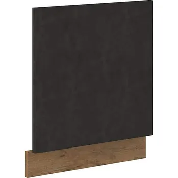 Dvířka na myčku s předním ovládacím panelem, šíře 60 cm Šedý mat