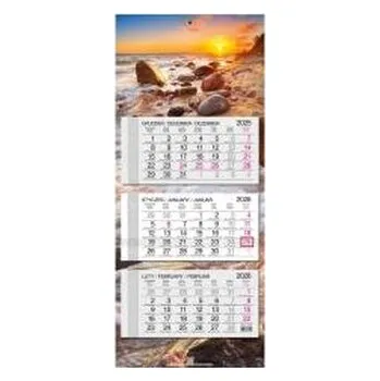 Kalendář Kalendarz 2026 trójdzielny główka płaska Bałtyk (pl, 2025, EV-Corp)