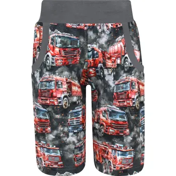 Chlapecké kraťasy V-Mart, Chlapecké bermudy Hasiči (s gumou v pase) 122/128