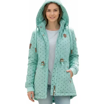 Dívčí bunda Dámská zimní parka VINTE zelinkavá