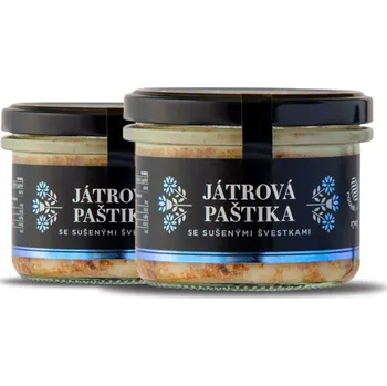 paštika a pomazánka Játrová paštika se sušenými švestkami