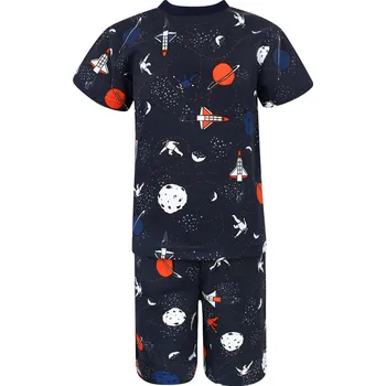 Chlapecké pyžamo V-Mart, Chlapecké pyžamo s krátkým rukávem Kosmonauti 128