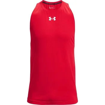 Pánské tílko Pánské tílko na basketbal Under Armour BASELINE md Červená, Bílá