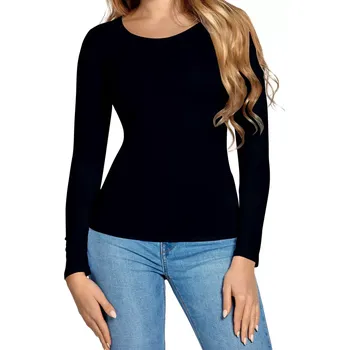 Dámské tričko Dámské tričko s dlouhým rukávem Marinello 11961 černé velikost XL