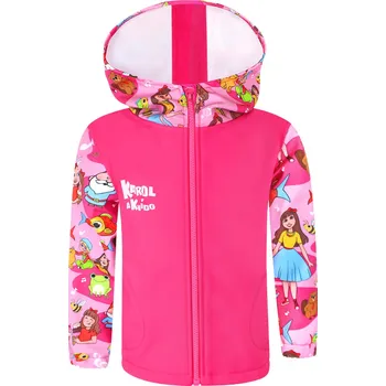 Dívčí bunda V-Mart, Dívčí softshellová bunda Pohádkový les 98/104