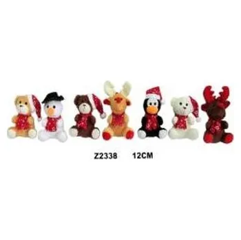plyšák Zwierzęta świąteczne 12cm MIX (pl, 2000, Sun-Day)