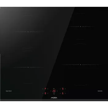 Varná deska Indukční varná deska MORA VDIT 65D FF / VDIT 65D X černá, zkosená přední hrana