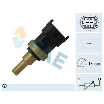 Čidlo automobilu Snímač, teplota chladiva FAE 33495