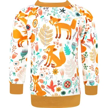 Dívčí mikina V-Mart, Dívčí mikina Lišky na louce 98/104