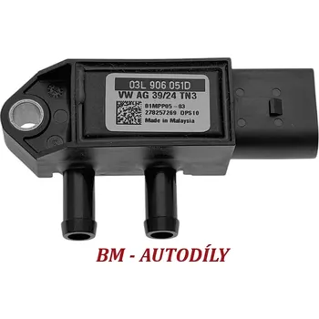 Čidlo automobilu Čidlo odchylky tlaku ORIGINÁL VAG 03L906051D (03L906051B, 03N906051B) Škoda Kodiaq, Octavia III, Superb III, Yeti
